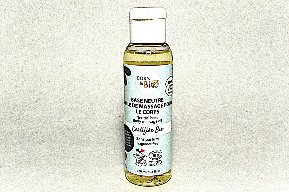 Huile de massage base neutre certifiée Bio