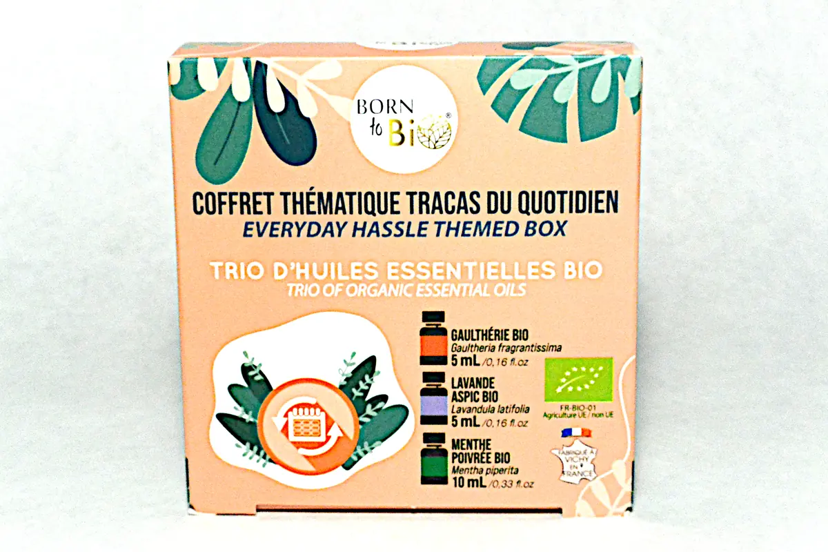 Coffret thématique tracas du quotidien - Trio d'huiles essentielles certifiées BIO