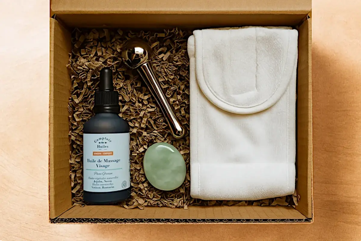 Coffret massage du visage - POZADO Bloom visuel 1