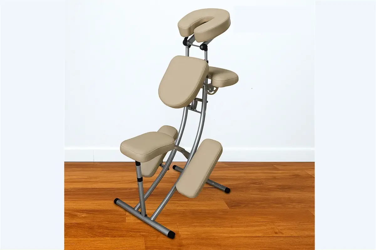 Chaise de massage grise Salamender